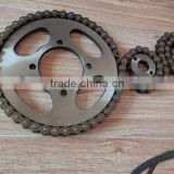 HIgh quality double Motorcycle chain and sprocket kits