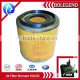 Dongfeng Truck Spare Parts, Air Filter Element K2120 thumbnail-1