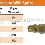 668S Male Connector With Spring, D.O.T. Air Brake Fitting For Rubber Tube,Pneumatic va thumbnail-4