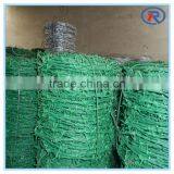 high quality low price PVC Coated Barbed Wire For Security and Fencing plastic barbed wire china factory