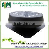 New type powerless solar panel attached ceiling diffuser ventilation solar roof fan
