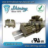 TF-4 Euro Type 600V 35A Screw Clamp 4mm Din Terminal Block thumbnail-4
