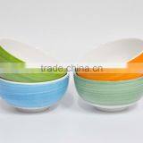 Baby Feeding Ceramic Food Bowl With Colorful Painting thumbnail-5