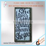 Wholesale blank wooden shield plaque under high quality