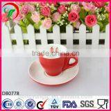 Chaozhou Wholesale Ceramic New Cup Manufacturer, Porcelain Coffee Tea Cup Saucer Set thumbnail-3