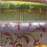 Spring Leaves Flocking Organza Fabric Roll thumbnail-1