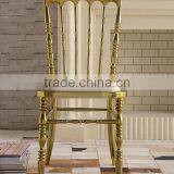 Quality Polished Champange Gold Stainless Steel Luxury Modern Chiavari Chair LQ-SSC001C thumbnail-2