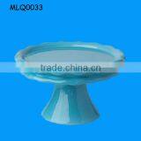 Blue Scallop Personalized Mini Cake Stand thumbnail-1