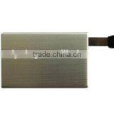 slim brushed metal card USB flash driver