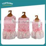 Dog Clothes Pet Accessories Pink Wedding Pet Dress Dog Clothes With Bowknot thumbnail-4