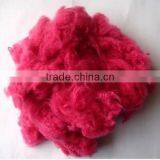 High Quality 100% Dyed Recycled Polyester Staple Fiber for Weaving 2D*38mm thumbnail-1