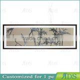 Framed Handmade Iron Progress Shadow Box Wall Decoration Bamboo Design Banner Painting thumbnail-1