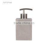 Highend Hotel Bathroom Deco Concrete Bath Accessory Set Soap Dispenser Toothbrush Holder thumbnail-2