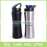 700ml Stainless Steel Water Bottle With Rubber Coating thumbnail-1