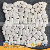 Galaxy White Marble Decoration White Pebbles on Mesh thumbnail-1