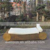 Rattan Lounger Patio Sun Bed thumbnail-5