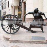 Bronze Foundry High Quality Cannon Bronze Statue for Outdoor Garden thumbnail-1