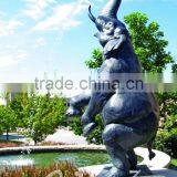 Elephant Fountain Bronze Water Garden Fountain thumbnail-3