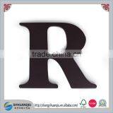 High Qualliy Black Washed Rustic Carved Wooden Letter