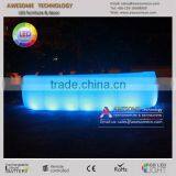 Led Lighted Outdoor Plastic Sectional Bar Counter / Outdoor Bar Table Suite thumbnail-3