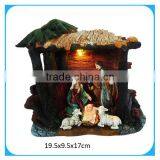 Custom Resin Manger With Light for Religious Gifts thumbnail-1