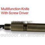 Powerful Multi-function Compact Entrench Shovel With Knife Hoe Hammer Fire Starter thumbnail-5