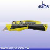 Hot Sale TPR Handel Sliding Blade Auto Loading Heavy Duty Utility Knife