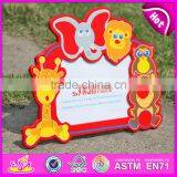 2015 Colorful Kid Wooden Picture Frame,Cheap Wholesale Wooden Picture Frame,Wooden Wall Hanging Decorative Picture Frame W09A039 thumbnail-6