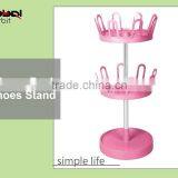 Home Furniture Simple Swivel ABS Slippers Rack, 2-tier Waterproof Shoe Rack thumbnail-5