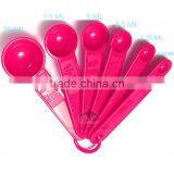 MS-6710 BPA Free Plastic 6 Piece Measuring Spoon Set thumbnail-1