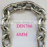 Ordinary Mild Steel Zinc Plated DIN766 Short Chain thumbnail-1