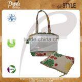 Customize See Through PVC/ PP Laminated Juco Bag With Pouch thumbnail-6