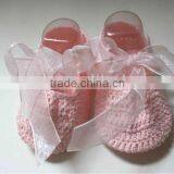 Custom Crochet Baby Shoes, Handmade Baby Shoes, Knitted Baby Slipper Socks thumbnail-3