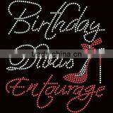 Birthday Diva's Entourage Heel Stiletto Rhinestone Transfer thumbnail-1