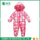 Custom Design Children Boutique Clothing Long Sleeve Baby Winter Print Romper thumbnail-2