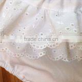 White Baby Cotton Underwear Diaper Cover Baby Girl Panties With Lace thumbnail-3