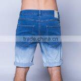 2017 Fashion Men's Jeans Shorts in Blue Stone Wash thumbnail-4