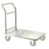 Stainless Steel Flatbed Handcart Heavy Duty Customized Color thumbnail-1