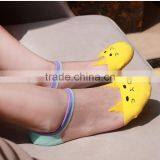 HOT Women Socks Cute Candy Thin Invisible Cotton Socks High/boat Casual Sports Socks Solid Color Cat Cartoon Women Girl Socks thumbnail-5