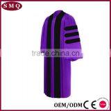 Wholesale High Quality Academic Robes Doctoral Graduation Gown thumbnail-2