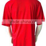 100% Polyester Simple Basic Chest Pocket Custom T-shirt thumbnail-2