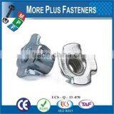 Made in Taiwan M4 Captive Zinc Plated M8 Metric Threaded Tee Nut thumbnail-3