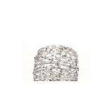 Fashion Rhinestone Crystal Bridal Silver, Gold Jewellery Bangle for Women thumbnail-1