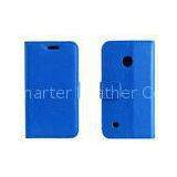 Universal Nokia Cell Phone Cases , Leather Wallet Case With Stand