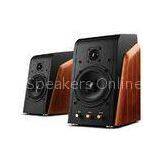 Solid Wood 2.0CH Computer Multimedia Speakers / Hifi Monitor Audio Speakers for TV