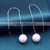 2015 Gets.com Brass Clear Cubic Zircon Earrings thumbnail-1