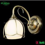 Glass and Chrome Ball Stair LED Wall Lamp for home decoration