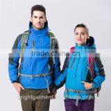 Hardshell Jackets hike and camp jacket for couples, men and women hike wear