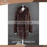 Hot Selling Fur Jacket Whole Mink Woman Fur Coat For Russian Winter thumbnail-1
