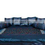 Polyester Silk Deewan Set With Cushion Cover and Pillow Cover thumbnail-1